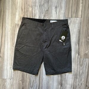 Volcom Charcoal Modern Fit Shorts NWT